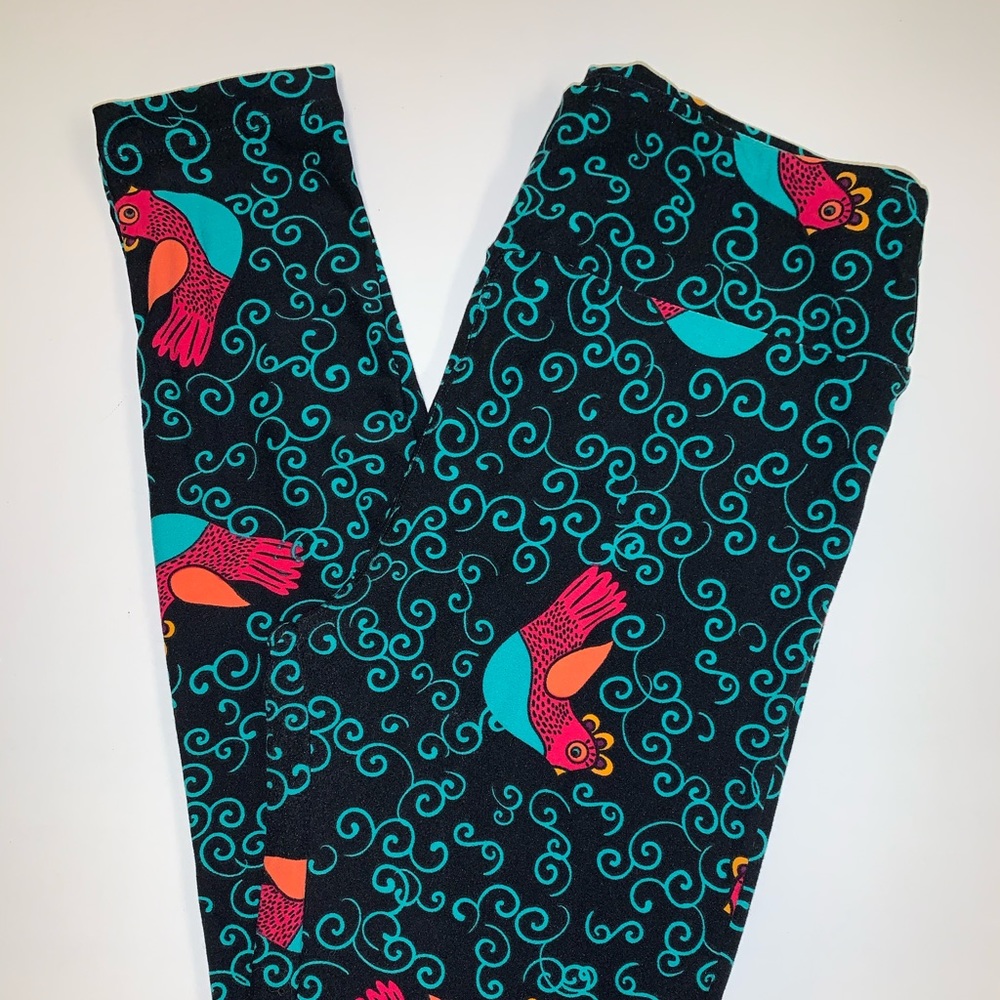 Lularoe OS chicken leggings